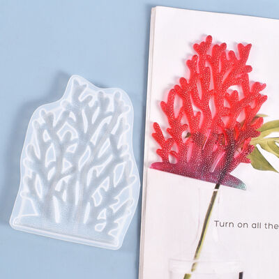 DIY crystal dropper mold, creative and beautiful, coral table decoration, silicone mold, spot wholesale
