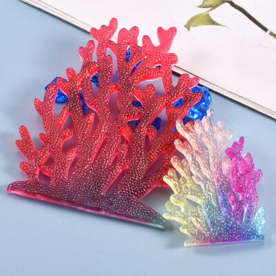 DIY crystal dropper mold, creative and beautiful, coral table decoration, silicone mold, spot wholesale