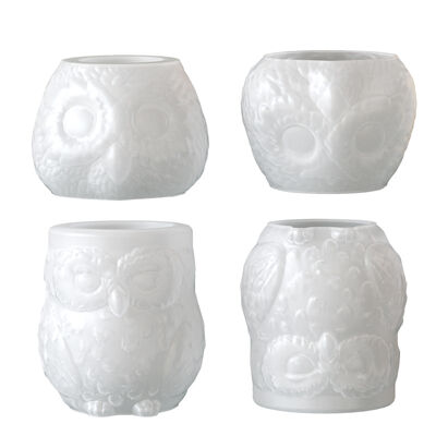 Cross border new product owl storage can silicone mold DIY aromatherapy gypsum candle cup dropper mold