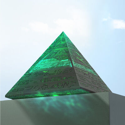 DIY crystal dropper shaped storage box mold, Egyptian tower shaped ashtray, silicone grinder