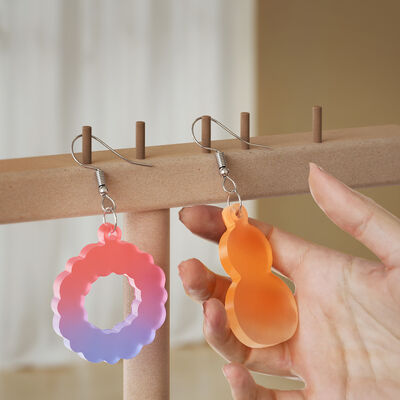 DIY crystal dropper Christmas pendant hanging snowman house Christmas tree earrings hanging silicone mold