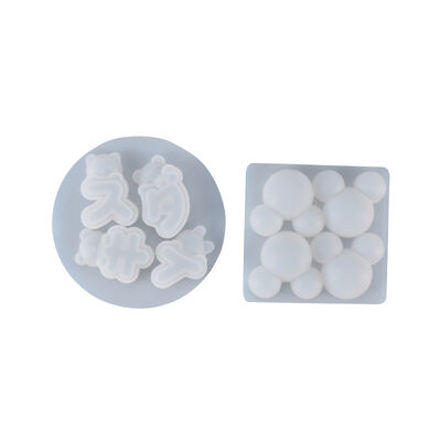 DIY Crystal Dropping Gel Mold Mickey Head Pendant Cute Japanese Homemade Hanging Decoration Mirror Silicone Mold