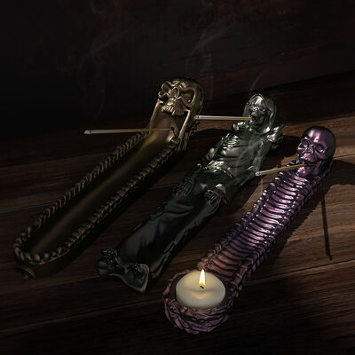 DIY Skeleton Fragrance Insertion Zen Lying Fragrance Insertion Tea Ceremony Ornament Dropping Resin Incense Insertion Seat Silicone Mold