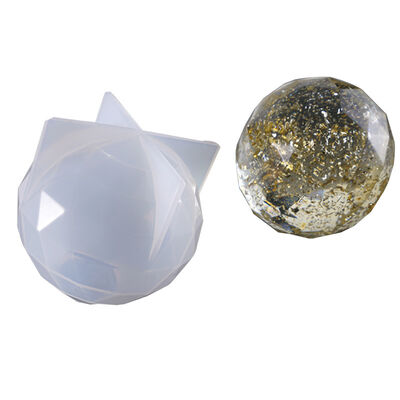 Crystal dropper mold DIY multi-faceted ice hockey highlight section ice hockey ornament silicone mold