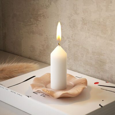 DIY Glue Resin Mirror Lotus Leaf Plate Tray Silicone Mold Aromatherapy Gypsum Plate Decoration Mold
