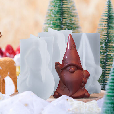 DIY crystal dropper mold Christmas series Santa Claus snowman table decoration silicone mold