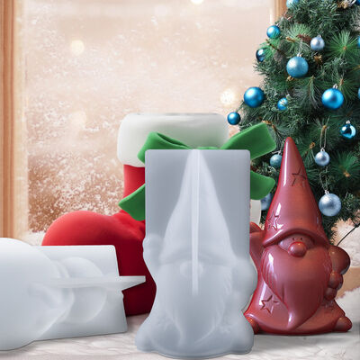 DIY crystal dropper mold Christmas series Santa Claus snowman table decoration silicone mold