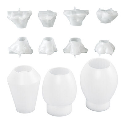 Gotero de cristal DIY, decoración tridimensional de bonsái de flores, adorno, molde de silicona, molde de yeso para aromaterapia DIY