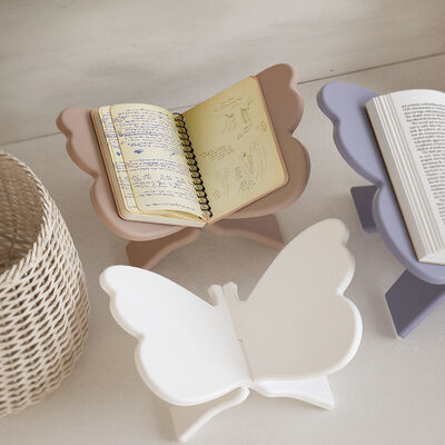 DIY crystal dropper resin gypsum size butterfly chanting bracket reading bookshelf silicone mold