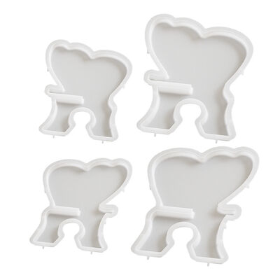 DIY crystal dropper resin gypsum size butterfly chanting bracket reading bookshelf silicone mold
