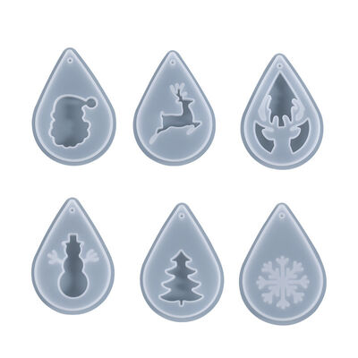 Source DIY Crystal Drop Glue Mold Christmas Tree Christmas Series Listing Silicone Mold Spot Wholesale