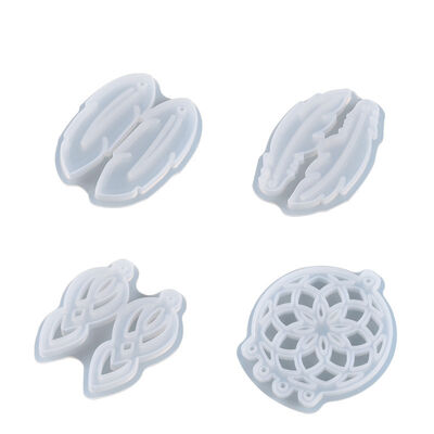 DIY crystal dropper mold, dream catcher, wall decoration, necklace decoration, silicone mold wholesale