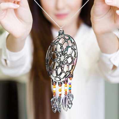 DIY crystal dropper mold, dream catcher, wall decoration, necklace decoration, silicone mold wholesale