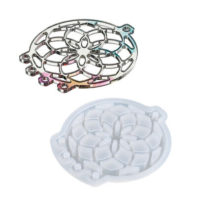DIY crystal dropper mold, dream catcher, wall decoration, necklace decoration, silicone mold wholesale