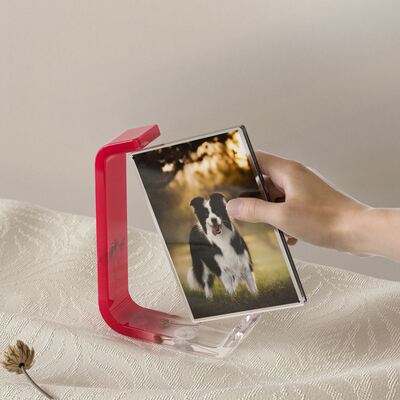 Crystal dropper resin rectangular photo frame dropper mold DIY horizontal and vertical photo frame ornament silicone mold