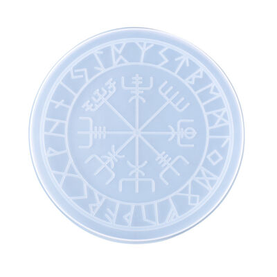 DIY Crystal Dropping Gel Mold Fun Round Table Dice Luen Letter Silicone Mold