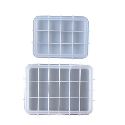 DIY Crystal Dropper Mold, Household Cup Tray, Rectangular Plate, Silicone Mold