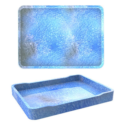 DIY Crystal Dropper Mold, Household Cup Tray, Rectangular Plate, Silicone Mold
