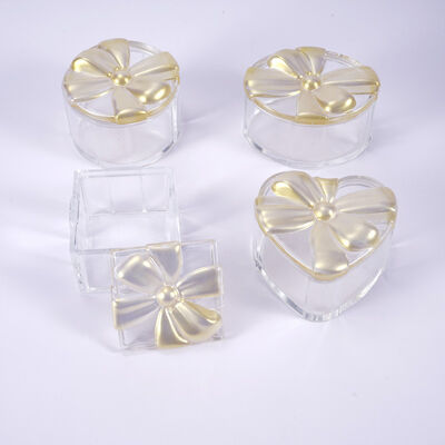 DIY Crystal Dropping Glue Mold Bow Storage Box Christmas Gift Box Decorative Ornament Silicone Mold