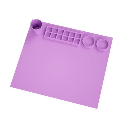 Silicone Oil Painting Pad, Children's DIY Clay Tool Art Pad, Graffiti Board Pad, Built-in Cup