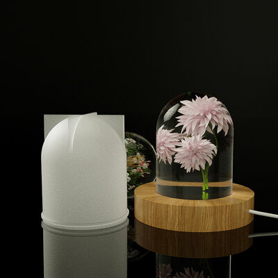 DIY Dropper Cylindrical Candle Mold, USB Night Light Ornament, Dried Flower Specimen, Cylindrical Silicone Mold