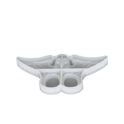 Halloween Eagle Plugin Square Candlestick Silicone Mold DIY Aromatherapy Gypsum Candle Base Mold