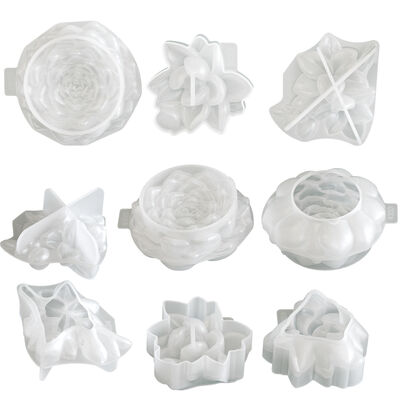 New Product: Succulent Lotus Orchid Candle Silicone Mold DIY Fragrant Stone Car Ornament Gypsum Mold