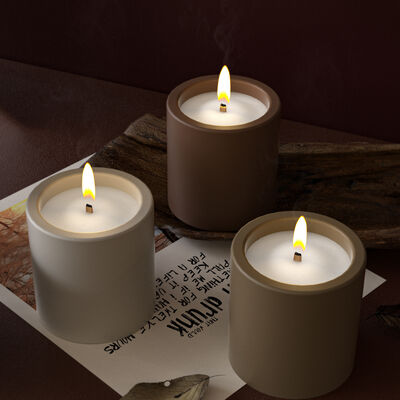Cylindrical Aromatherapy Gypsum Pen Holder Storage Jar Silicone Mold DIY Circular Candle Cup Ornament Grinding Tool
