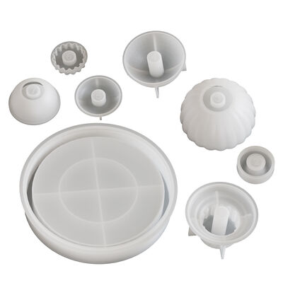 DIY Candle Stack-Up Silicone Mold For Scented Candles, Candle Holder, Round Wishing Well Stack-Up Mold