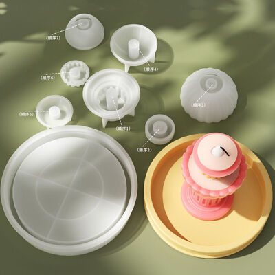 DIY Candle Stack-Up Silicone Mold For Scented Candles, Candle Holder, Round Wishing Well Stack-Up Mold