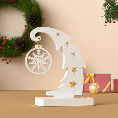Aromatherapy Gypsum Christmas Tree Snowflake Hanging Base Insert Board DIY Drip Resin Ornament Silicone Mold