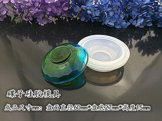 Crystal Drip Glue Dish Silicone Mold DIY Jewelry Making Materials Dish Hardware Accessories Dish