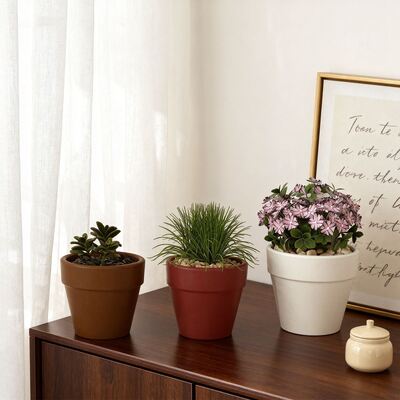 Nordic Minimalist Circular Large-diameter Flowerpot Silicone Mold DIY Creative Succulent Green Plant Potted Plant Cement Gypsum Mold