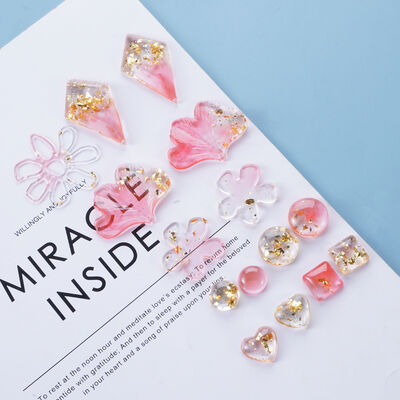 DIY Crystal Dropper Mold Earrings, Earrings, Pendants, Homemade Accessories, Pendants, Mirror Silicone Molds