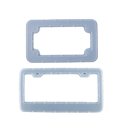 DIY Crystal Dropper Mold License Plate Frame License Plate Protection Frame Silicone Mold Spot Wholesale