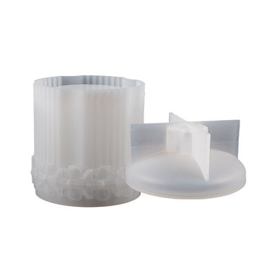 Drip Glue Three-dimensional Flower Wreath Striped Storage Can Silicone Mold DIY Resin Gypsum Box Ornament Grinding Tool