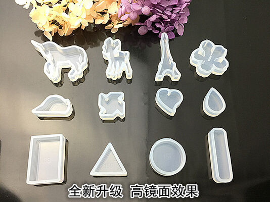 Crystal Dropper Pendant Silicone Mold Decoration DIY Unicorn Deer Iron Tower Resin Mold