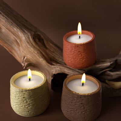 DIY Rock Stone Pattern Storage Can Aromatherapy Gypsum Candle Cup Flower Pot Platform Silicone Mold