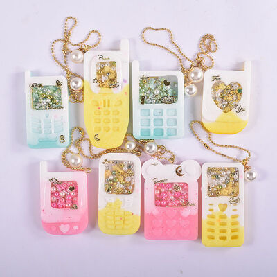 DIY Drip Glue Flowing Sand Mold For Mobile BB Interphone Phone Flowing Sand Pendant Keychain Silicone Mold