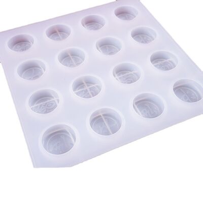 Chinese Chess Mold DIY Crystal Dropping Glue Handmade Chocolate Chinese Character Decoration Silicone Mold