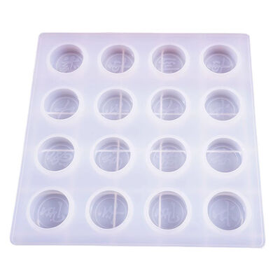 Chinese Chess Mold DIY Crystal Dropping Glue Handmade Chocolate Chinese Character Decoration Silicone Mold