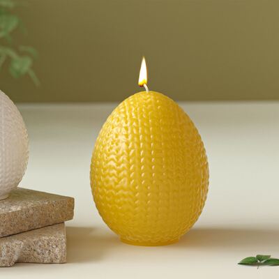 Cross Border Popular Easter Egg Silicone Mold DIY Knitting Yarn Egg Ornament Candle Mold