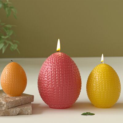 Cross Border Popular Easter Egg Silicone Mold DIY Knitting Yarn Egg Ornament Candle Mold