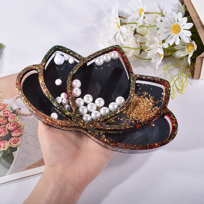 DIY Dropper Gypsum Cement Grinding Tool, Lotus Butterfly Dragonfly Turtle Storage Box, Potted Silicone Mold