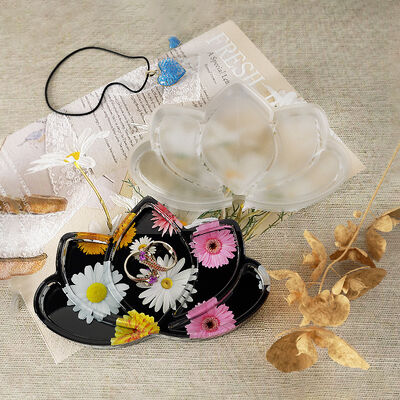 DIY Dropper Gypsum Cement Grinding Tool, Lotus Butterfly Dragonfly Turtle Storage Box, Potted Silicone Mold