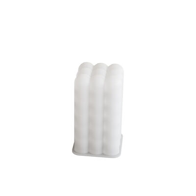 Molde de silicona para velas cúbicas rectangulares 3D DIY, resina de goteo de cristal, adorno de yeso de aromaterapia