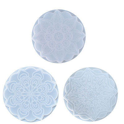 DIY Crystal Dropping Glue Mold Mandala Pad Home Decoration Silicone Mold Spot Wholesale