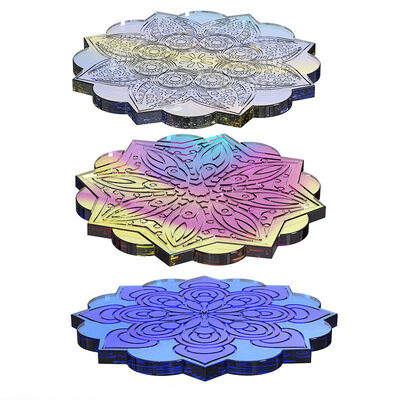 DIY Crystal Dropping Glue Mold Mandala Pad Home Decoration Silicone Mold Spot Wholesale