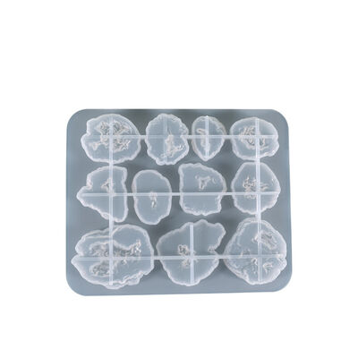 Crystal Cave Pendant Dropping Mold Full Plate Irregular Shaped Crystal Cave Crystal Pendant Silicone Mold