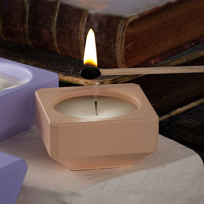 Drip Glue Square Storage Box Grinding Tool DIY Cement Gypsum Soybean Candle Container Candle Holder Silicone Mold